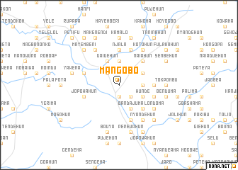 map of Mangobo