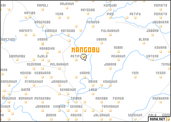 map of Mangobu