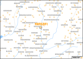 map of Mangofi