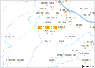 map of Mangoiana