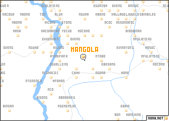 map of Mangola
