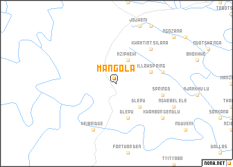 map of Mangola