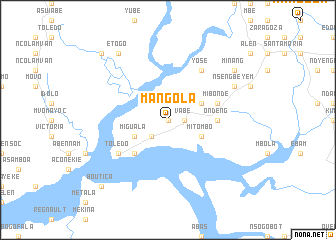 map of Mangola