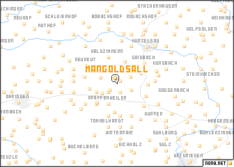 map of Mangoldsall