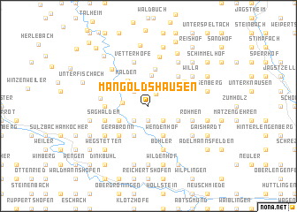 map of Mangoldshausen