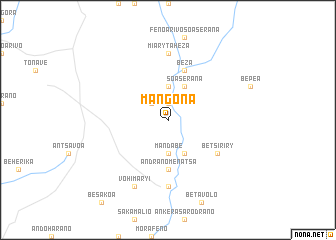 map of Mangona