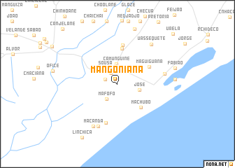 map of Mangoniana