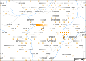 map of Mangoni