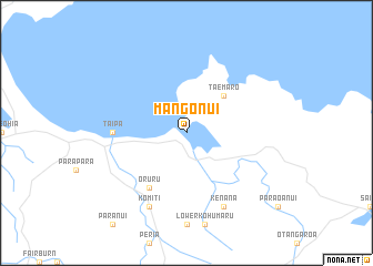 map of Mangonui