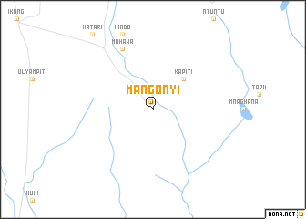 map of Mangonyi