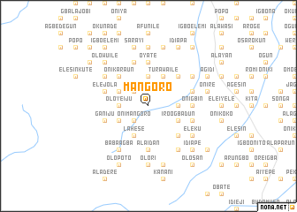 map of Mangoro