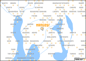 map of Mangosi