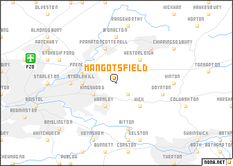 map of Mangotsfield