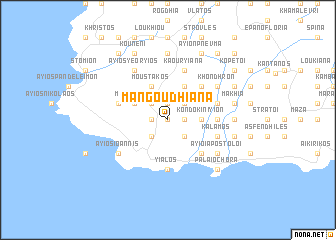 map of Mangoudhianá