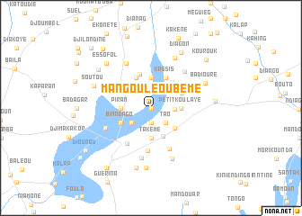 map of Mangoulé Oubème