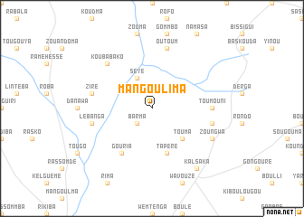 map of Mangoulima