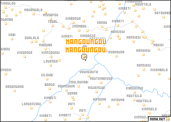 map of Mangoungou