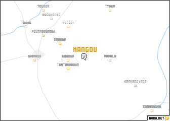 map of Mangou
