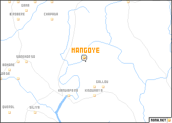 map of Mangoyé