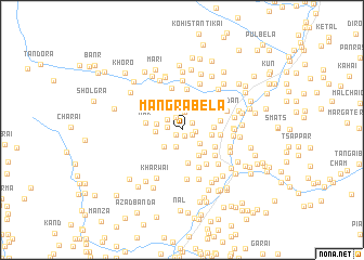 map of Mangra Bela