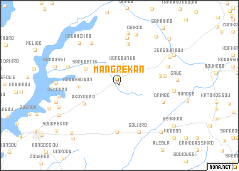 map of Mangrékan