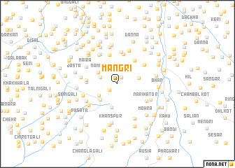 map of Mangri