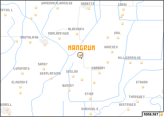 map of Mangrum