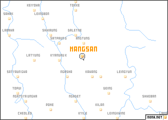 map of Mangsan