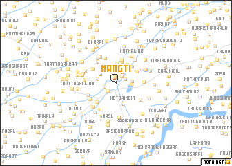 map of Mangti