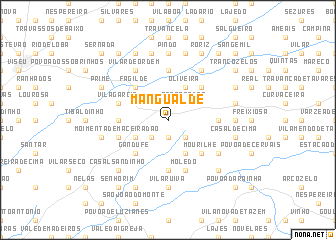 map of Mangualde