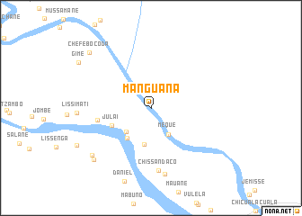 map of Manguana
