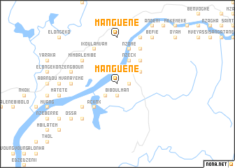 map of Manguèné