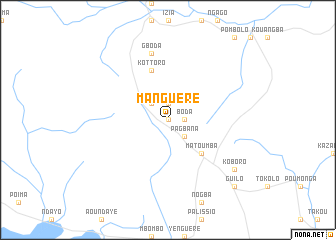 map of Manguéré