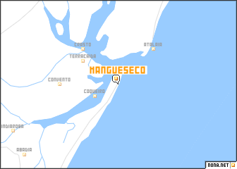 map of Mangue Sêco