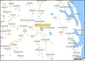 map of Manguése