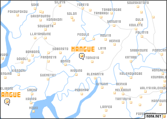 map of Mangué