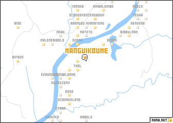 map of Manguikoumé