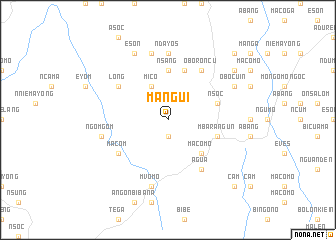 map of Mangui