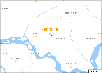 map of Mangulu II