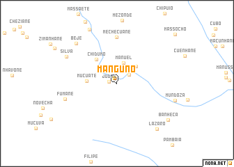 map of Manguno