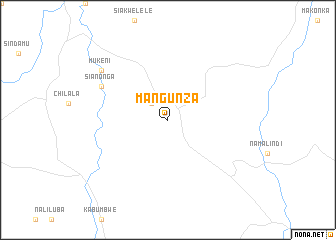 map of Mangunza