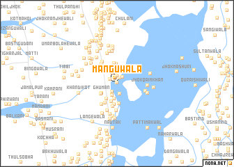 map of Mangūwāla