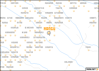 map of Mangu