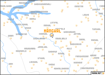 map of Mangwāl