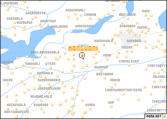 map of Mangwāni