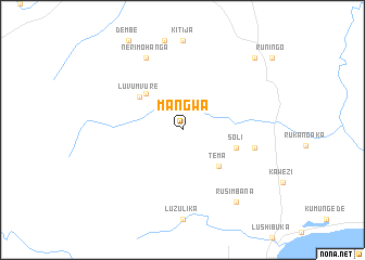 map of Mangwa