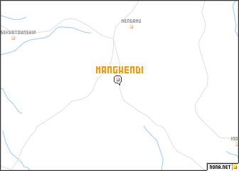 map of Mangwendi
