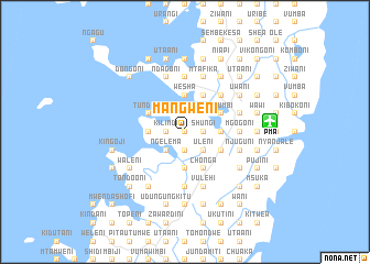 map of Mangweni