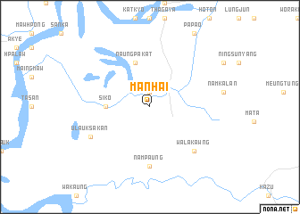 map of Mān Hai