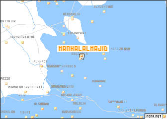 map of Manhal al Mājid